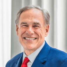 Endorsed by Texas Governor Greg Abbott